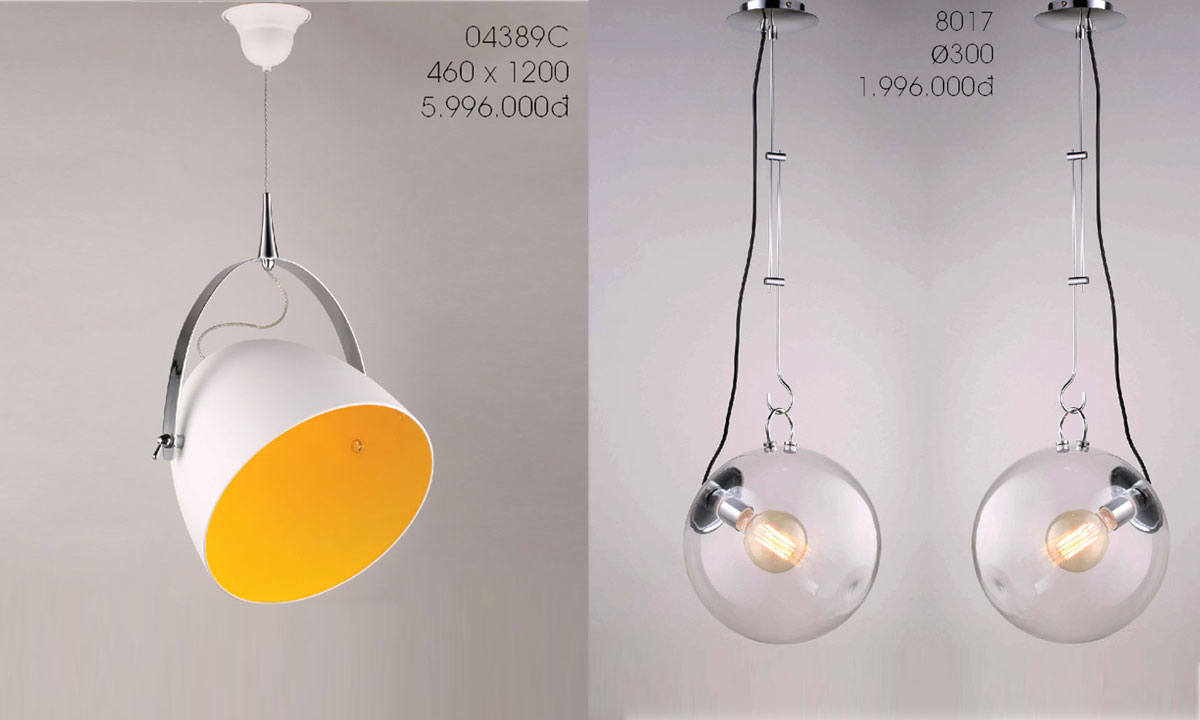 Đèn Thả Trang Trí Kiểu Dáng Hot Nhất Năm 2023